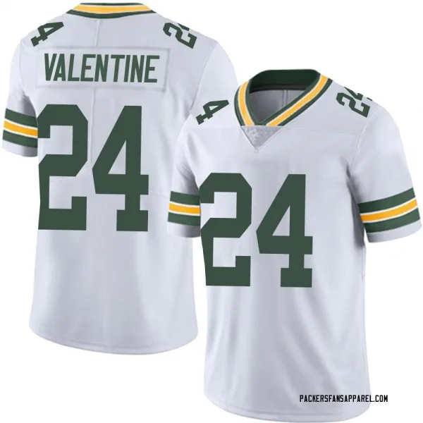 Men's Carrington Valentine Green Bay Packers Limited White Vapor Untouchable Jersey