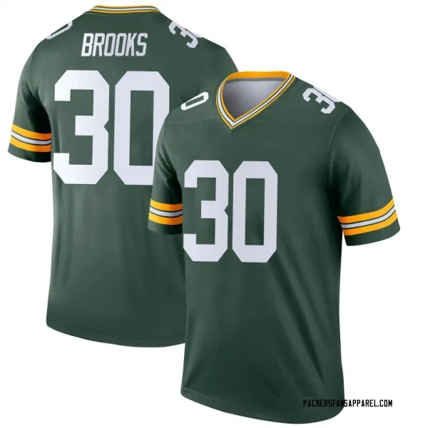 Men's Chris Brooks Green Bay Packers Legend Green Jersey