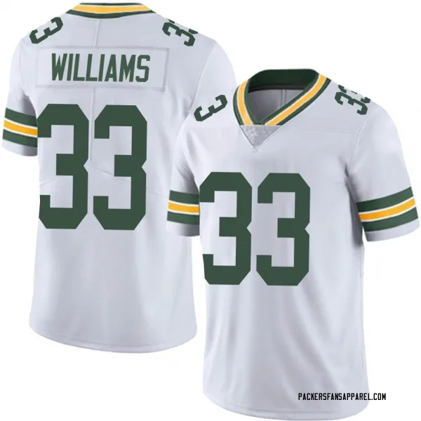 Men's Evan Williams Green Bay Packers Limited White Vapor Untouchable Jersey