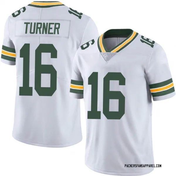 Men's James Turner Green Bay Packers Limited White Vapor Untouchable Jersey