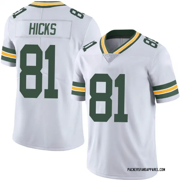 Men's Julian Hicks Green Bay Packers Limited White Vapor Untouchable Jersey