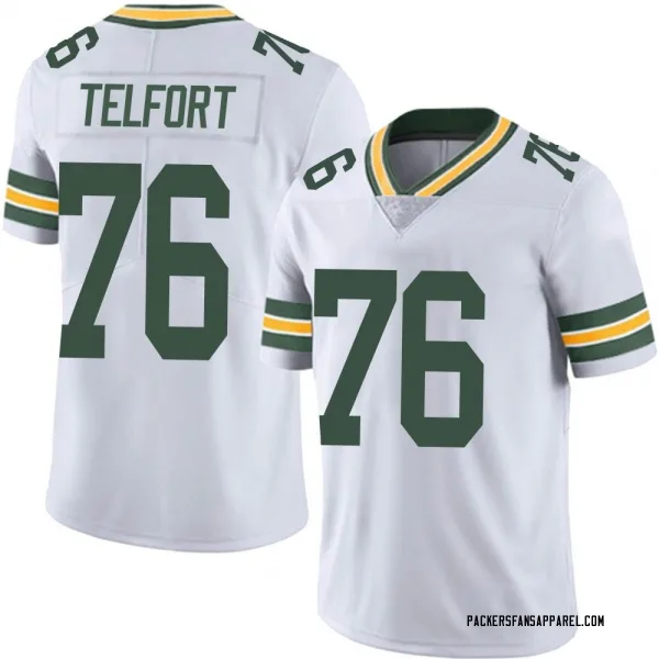 Men's Kadeem Telfort Green Bay Packers Limited White Vapor Untouchable Jersey