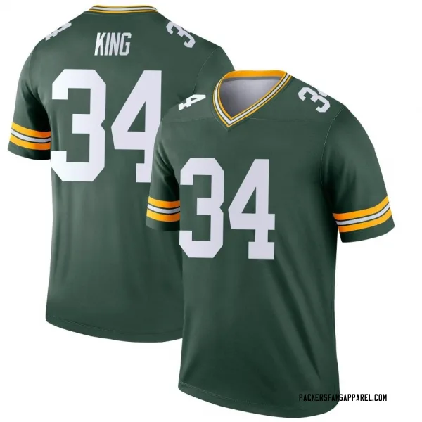 Men's Kalen King Green Bay Packers Legend Green Jersey