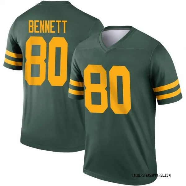 Men's Martellus Bennett Green Bay Packers Legend Green Alternate Jersey