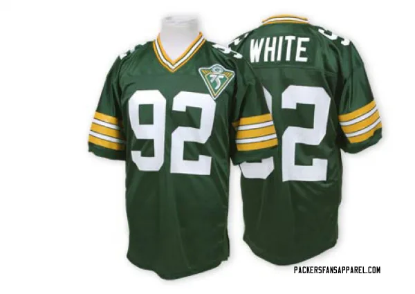 Men's Reggie White Green Bay Packers Authentic Green Throwback Jersey