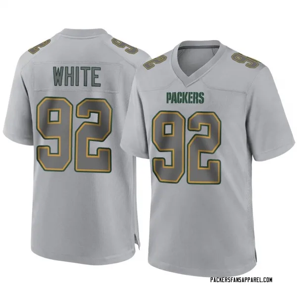 Men's Reggie White Green Bay Packers Game Gray Atmosphere Fashion Jersey