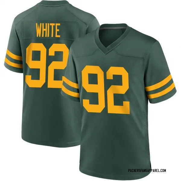 Men's Reggie White Green Bay Packers Game Green Alternate Jersey