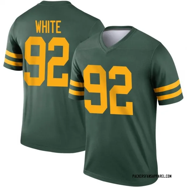 Men's Reggie White Green Bay Packers Legend Green Alternate Jersey