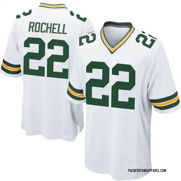 Men's Robert Rochell Green Bay Packers Game White Jersey