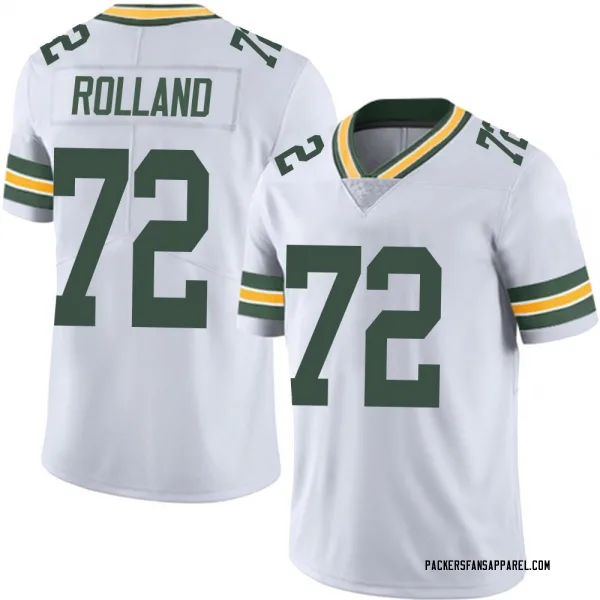 Men's Spencer Rolland Green Bay Packers Limited White Vapor Untouchable Jersey