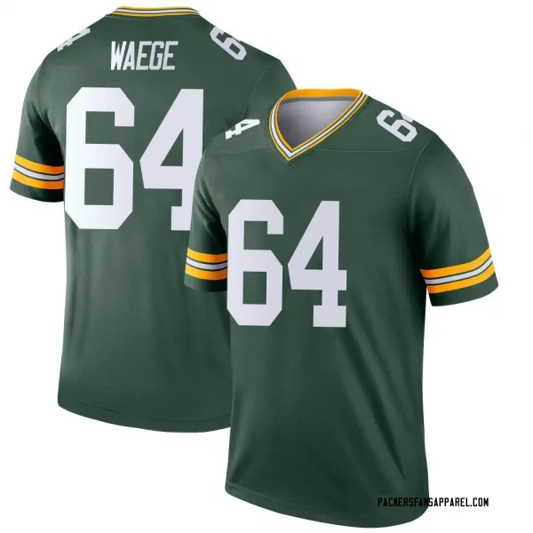 Men's Spencer Waege Green Bay Packers Legend Green Jersey