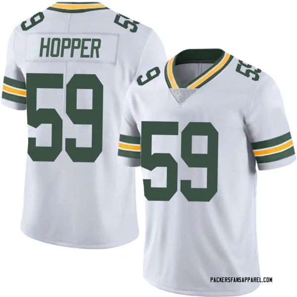 Men's Ty'Ron Hopper Green Bay Packers Limited White Vapor Untouchable Jersey