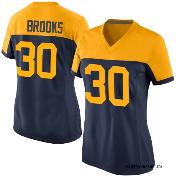 Women's Chris Brooks Green Bay Packers Game Navy Alternate Jersey