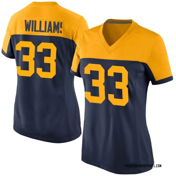 Women's Evan Williams Green Bay Packers Game Navy Alternate Jersey