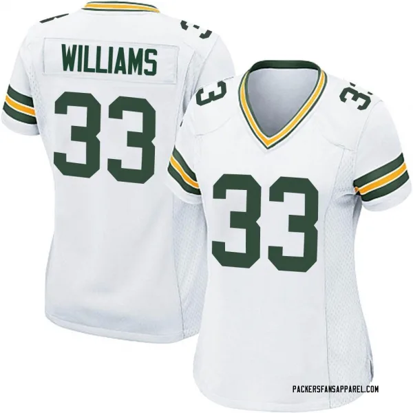 Women's Evan Williams Green Bay Packers Game White Jersey