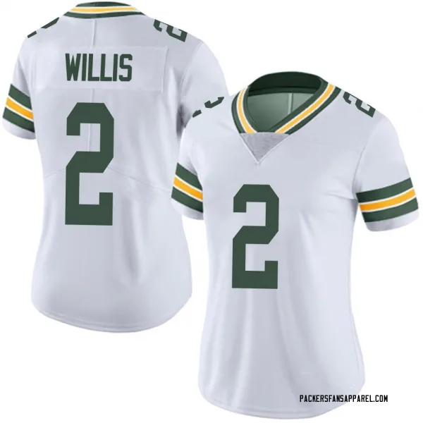 Women's Malik Willis Green Bay Packers Limited White Vapor Untouchable Jersey