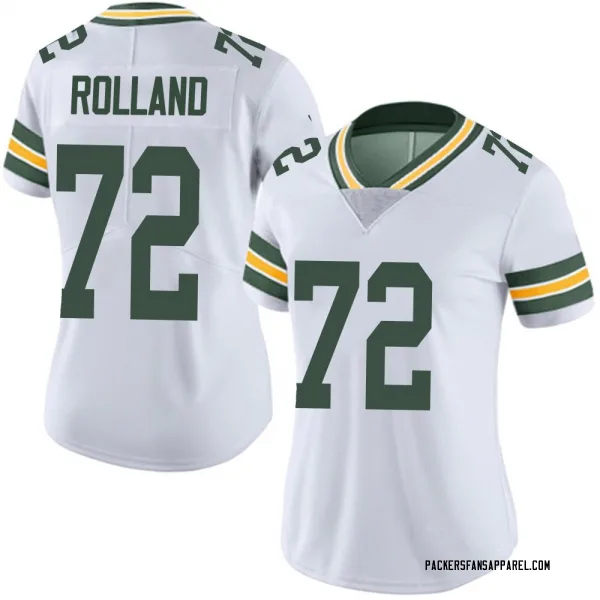 Women's Spencer Rolland Green Bay Packers Limited White Vapor Untouchable Jersey