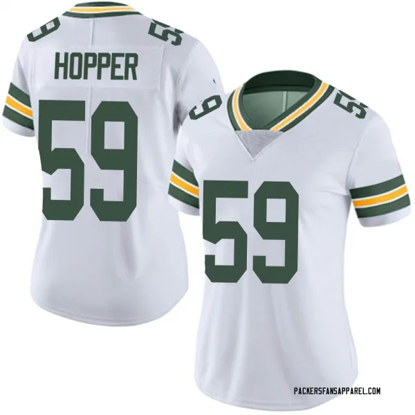 Women's Ty'Ron Hopper Green Bay Packers Limited White Vapor Untouchable Jersey